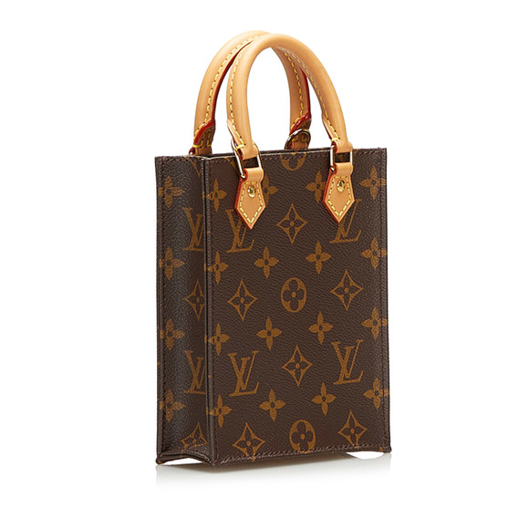 LOUIS VUITTON Monogram Petit Sac Plat Satchel - Picture 2 of 9
